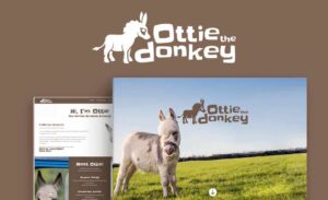 Ottie The Donkey Web Design